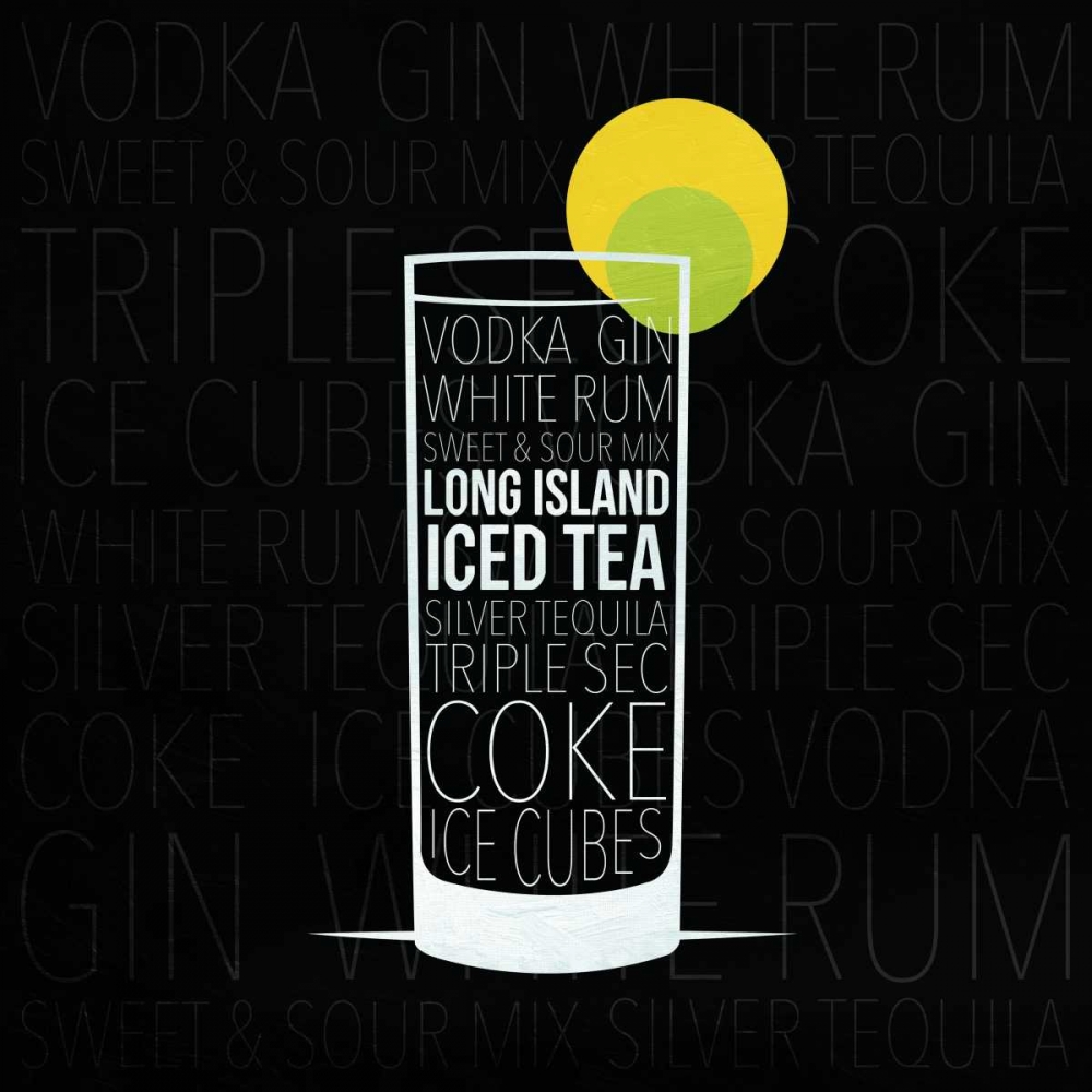Wall art: Type drinks 1, by Grey, Jace