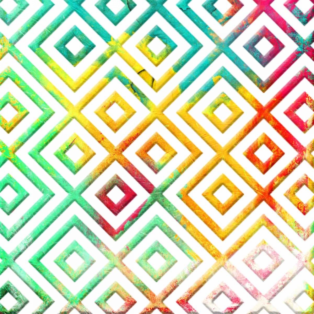 Wall art: Bright Cosmic pattern mate, by Grey, Jace