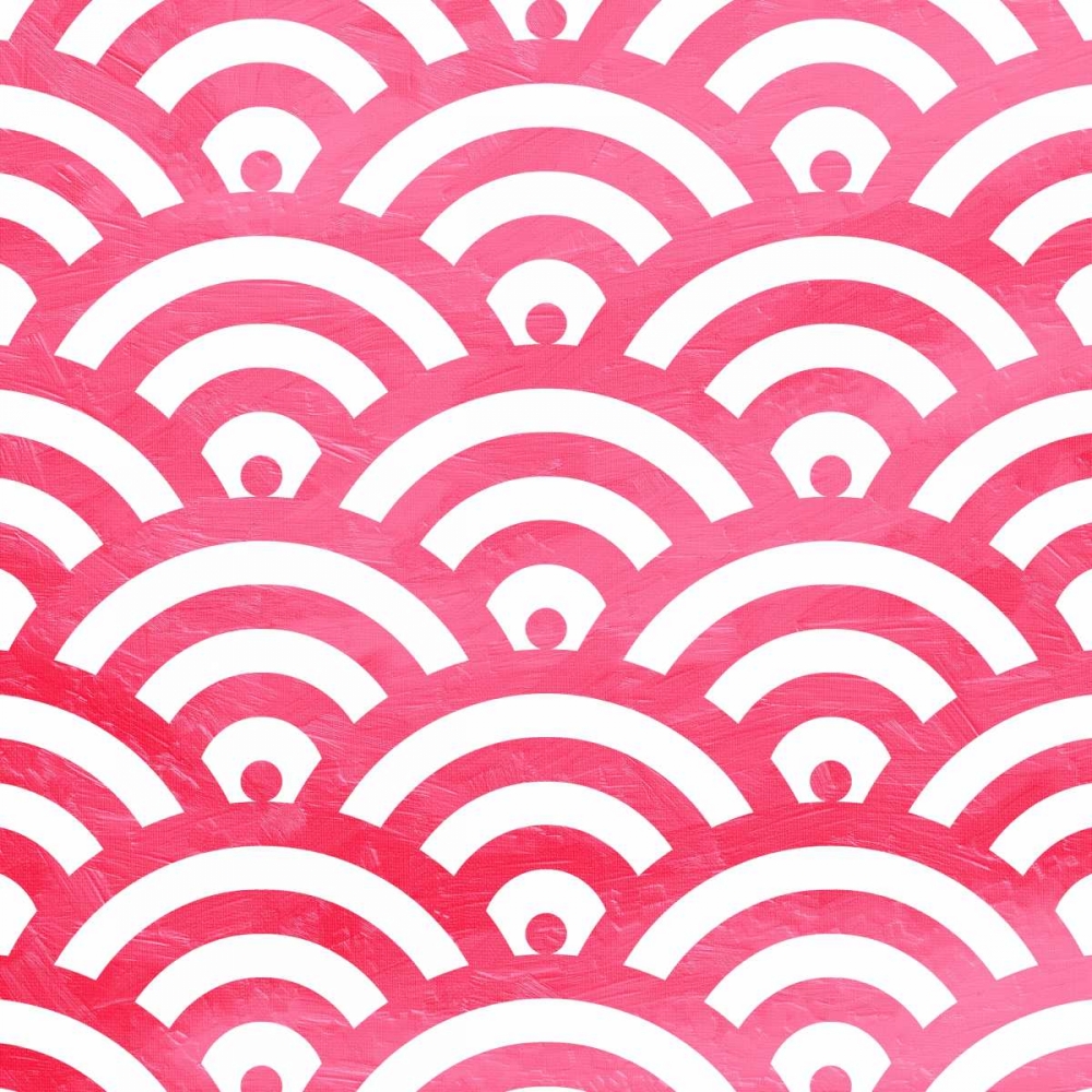 Wall art: Pink signals, by Grey, Jace