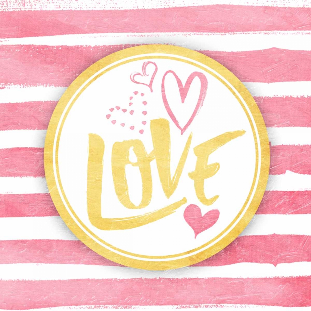 Wall Art Painting id:86657, Name: Love Stripes, Artist: Grey, Jace