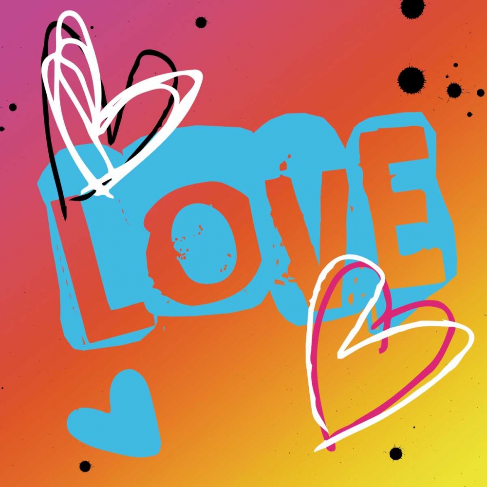 Wall Art Painting id:86722, Name: Love The Heart, Artist: Grey, Jace