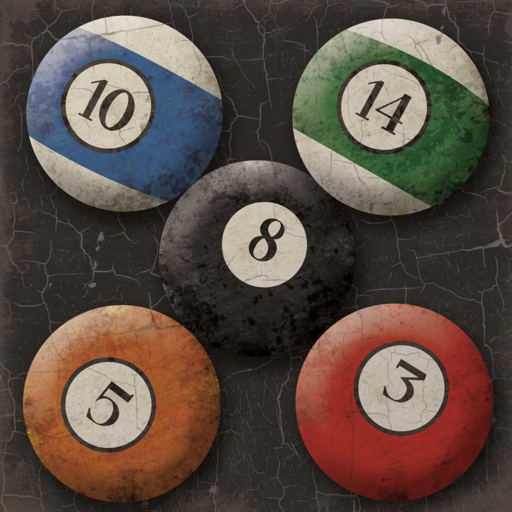 Wall art: Lets Play Pool, by Grey, Jace