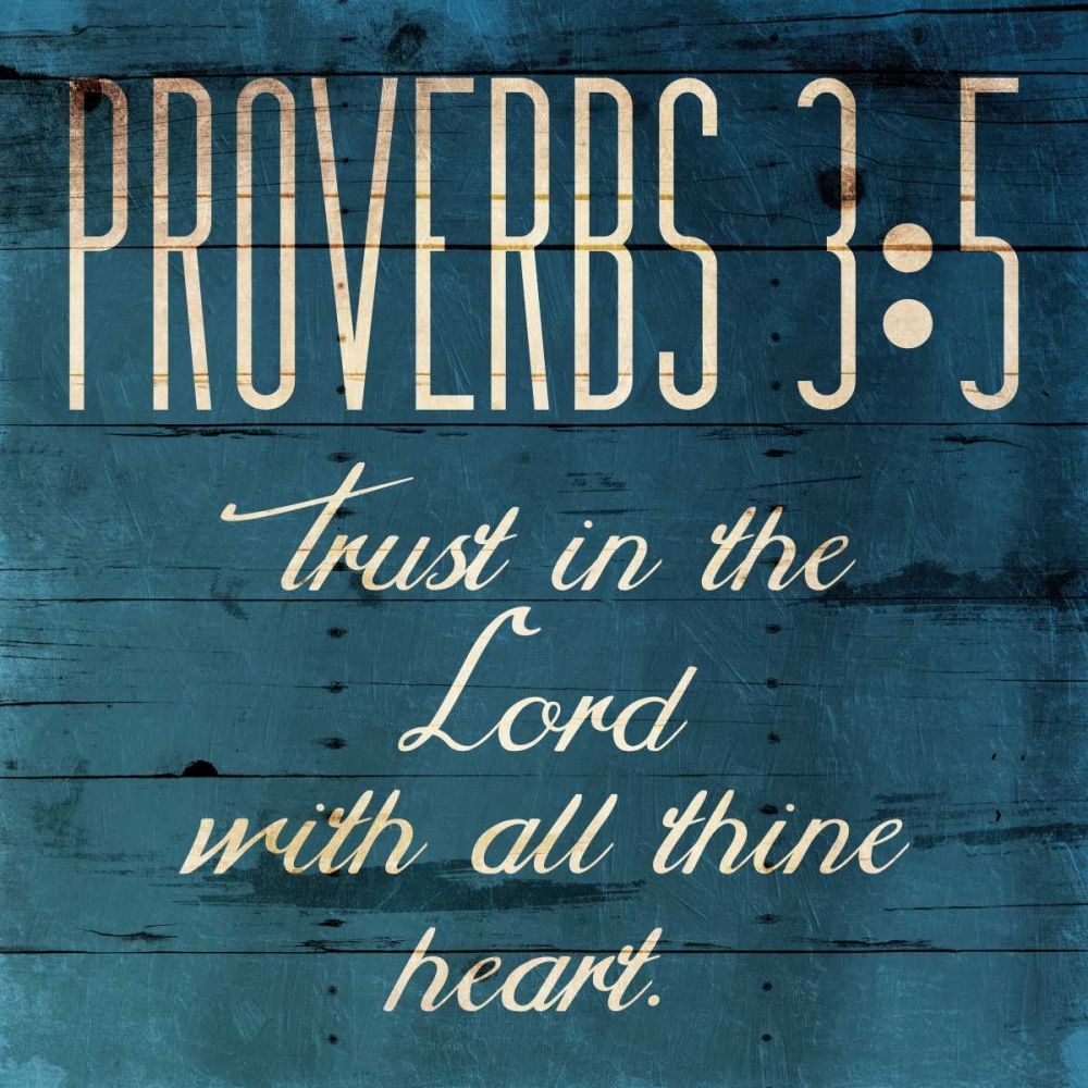 Art Print: Trust In The Lord Clean