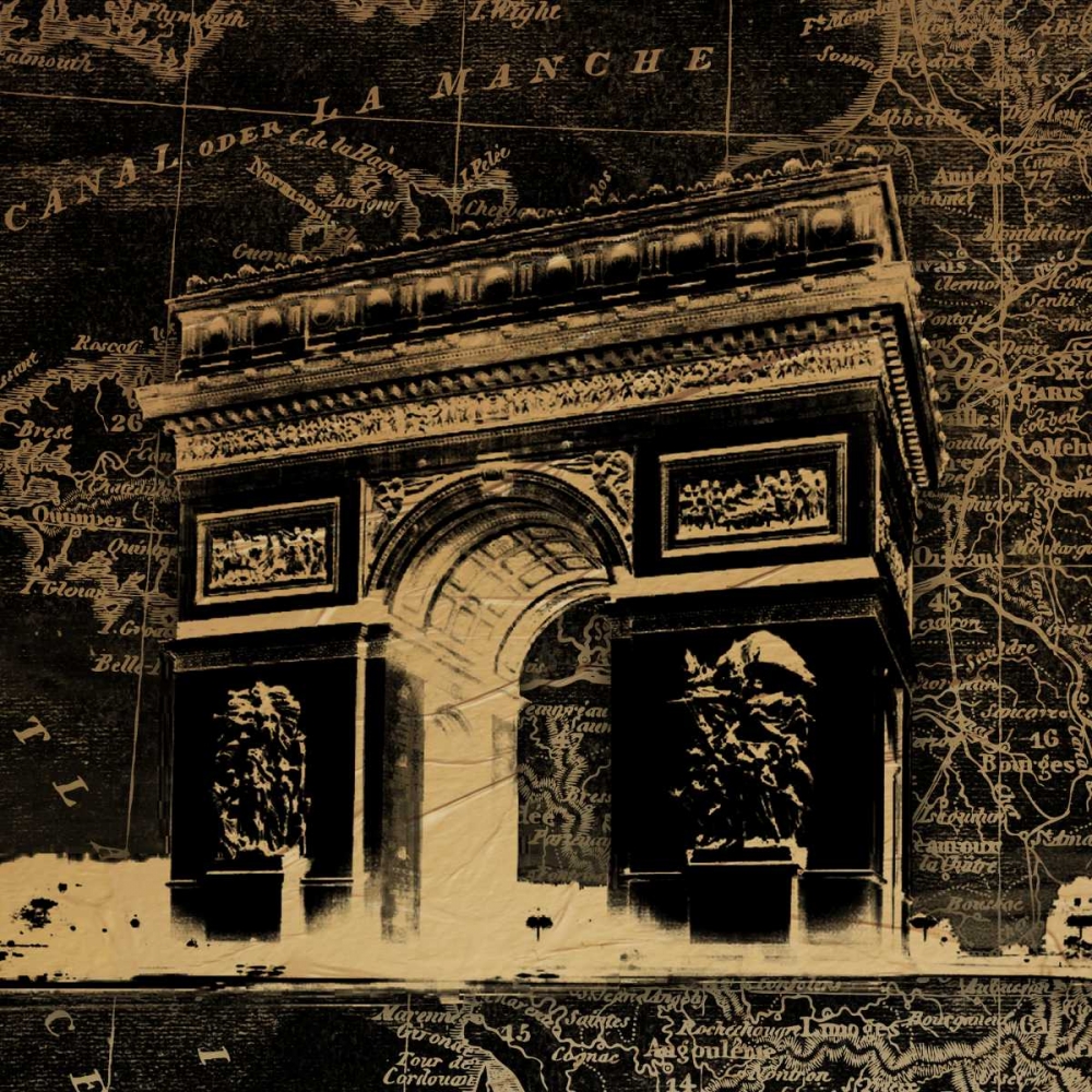 Wall art: Arc Map, by Grey, Jace