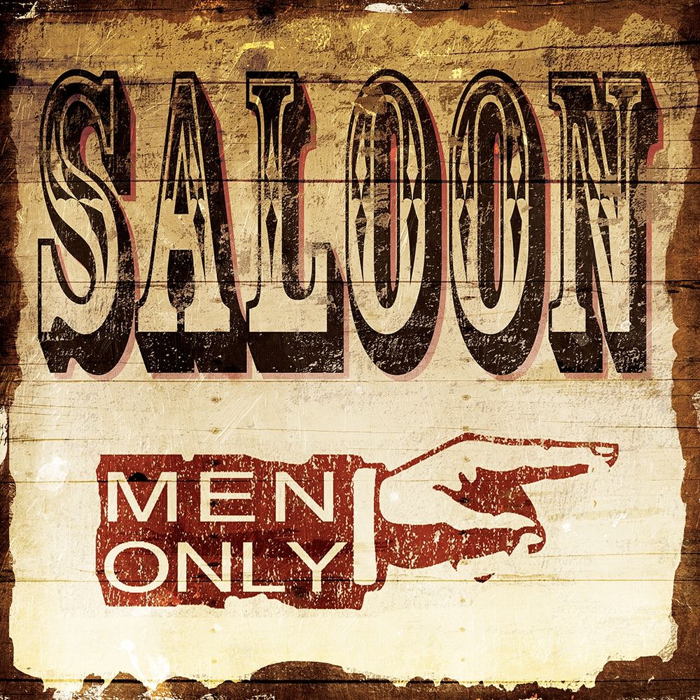 Wall art: Saloon, by Grey, Jace