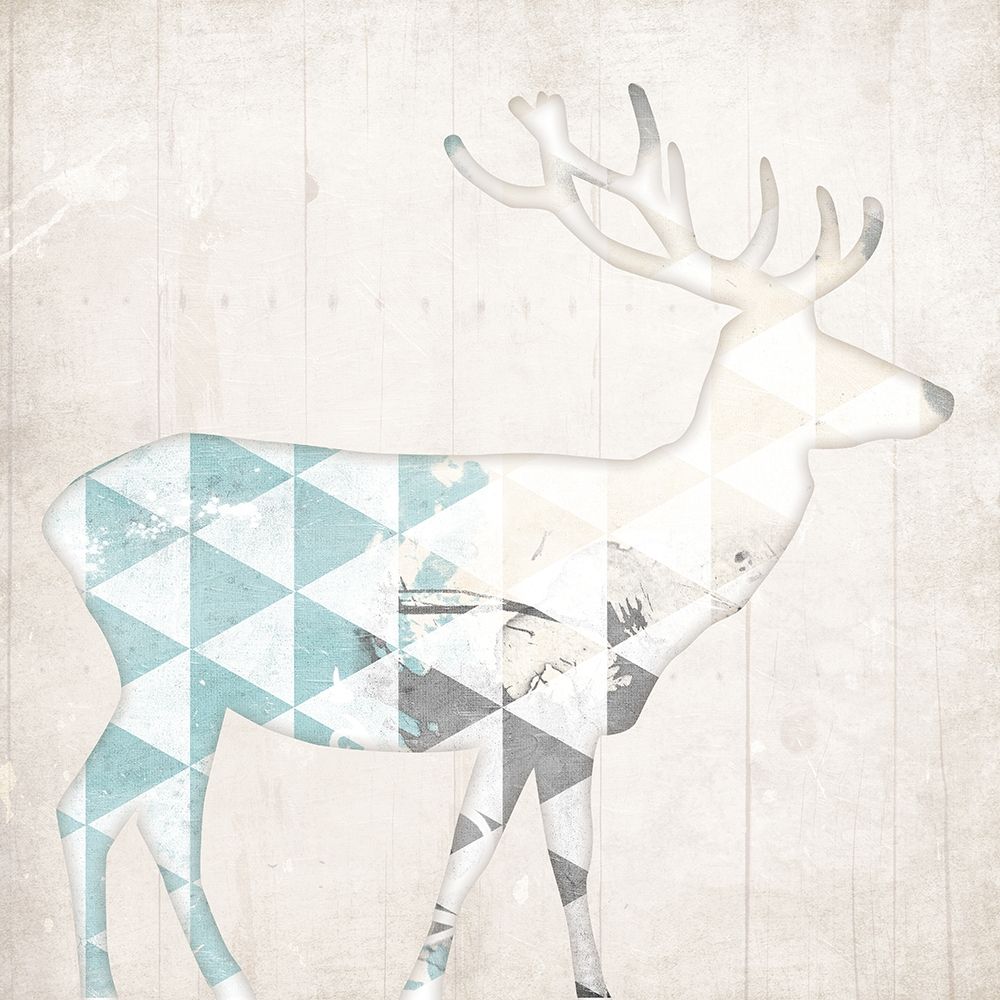Wall art: Deer Abstract, by Grey, Jace