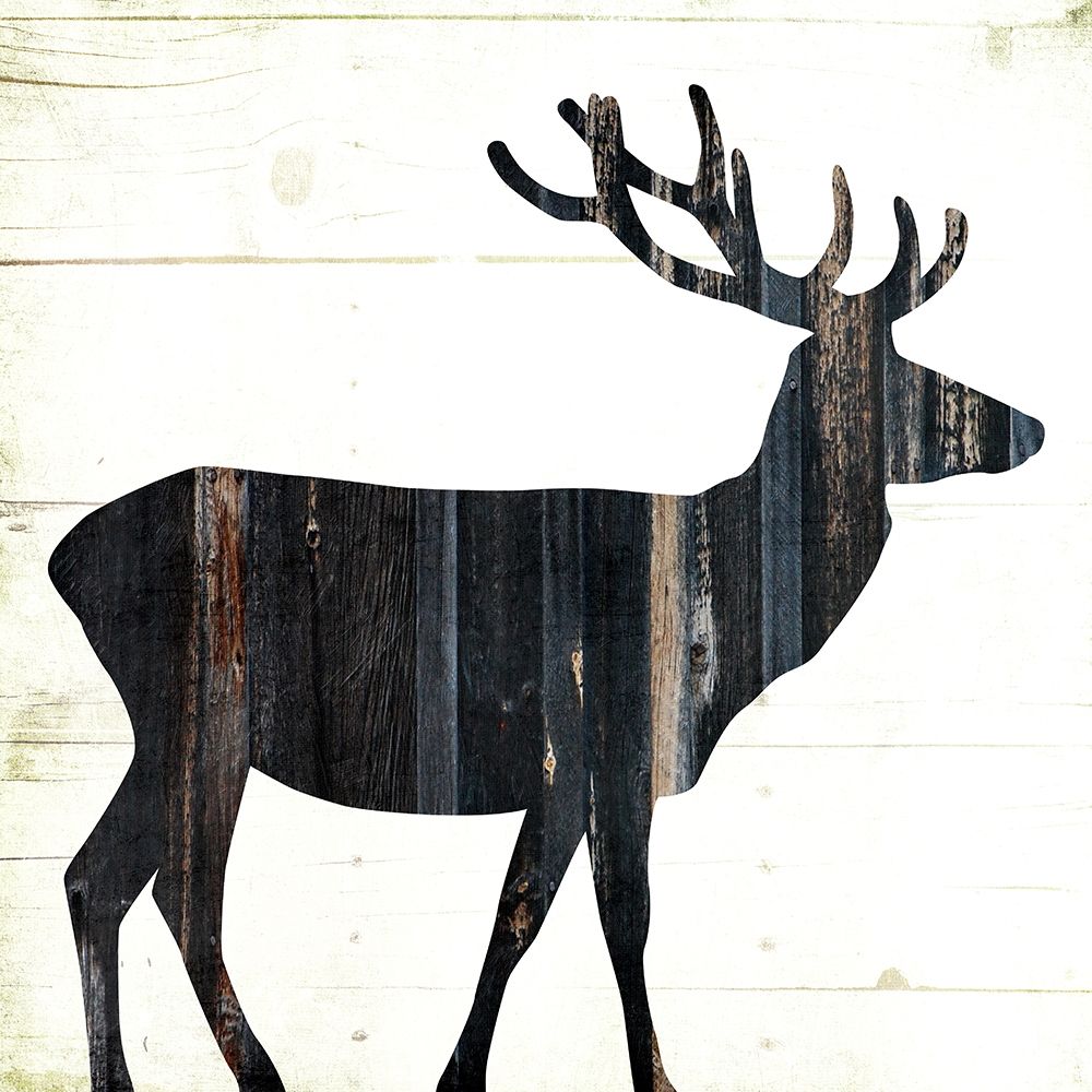 Wall art: Wood On Wood Deer, by Grey, Jace