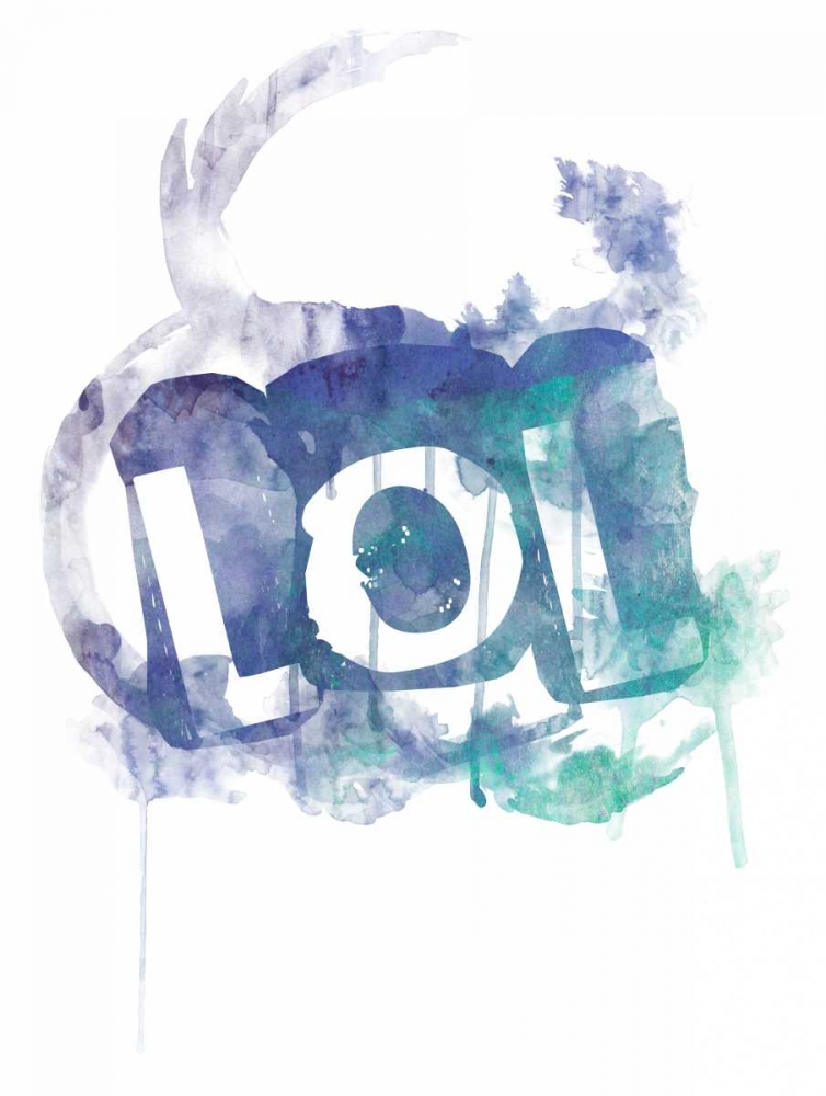 Wall art: Watercolor LOL Reverse, by Grey, Jace