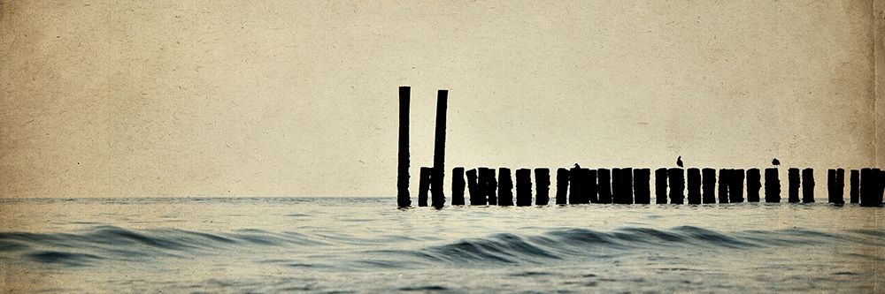 Art Print: Sunset at the Beach