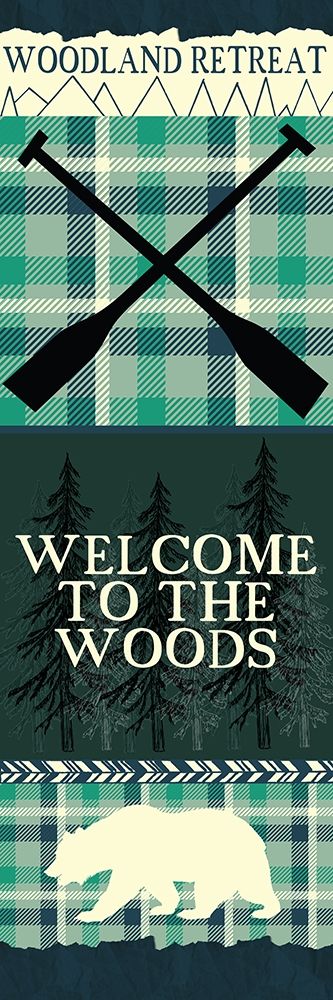 Art Print: Welcome to the Woods Panel A