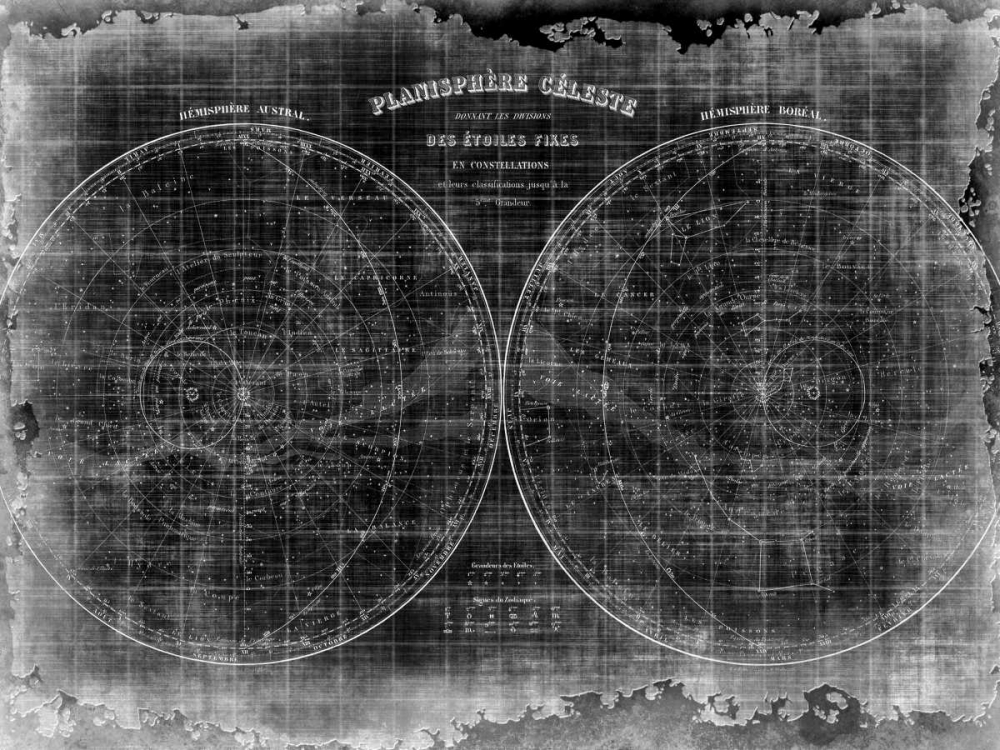 Wall Art Painting id:106551, Name: Constellation Map, Artist: Allen, Kimberly