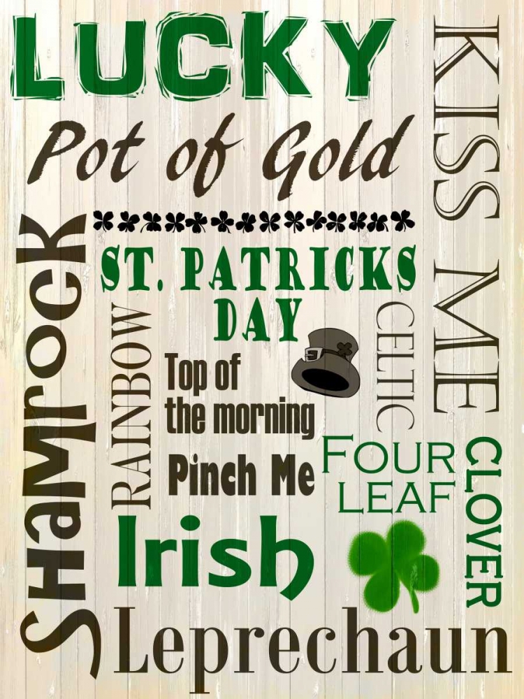 Wall Art Painting id:106555, Name: St Patricks Day, Artist: Allen, Kimberly