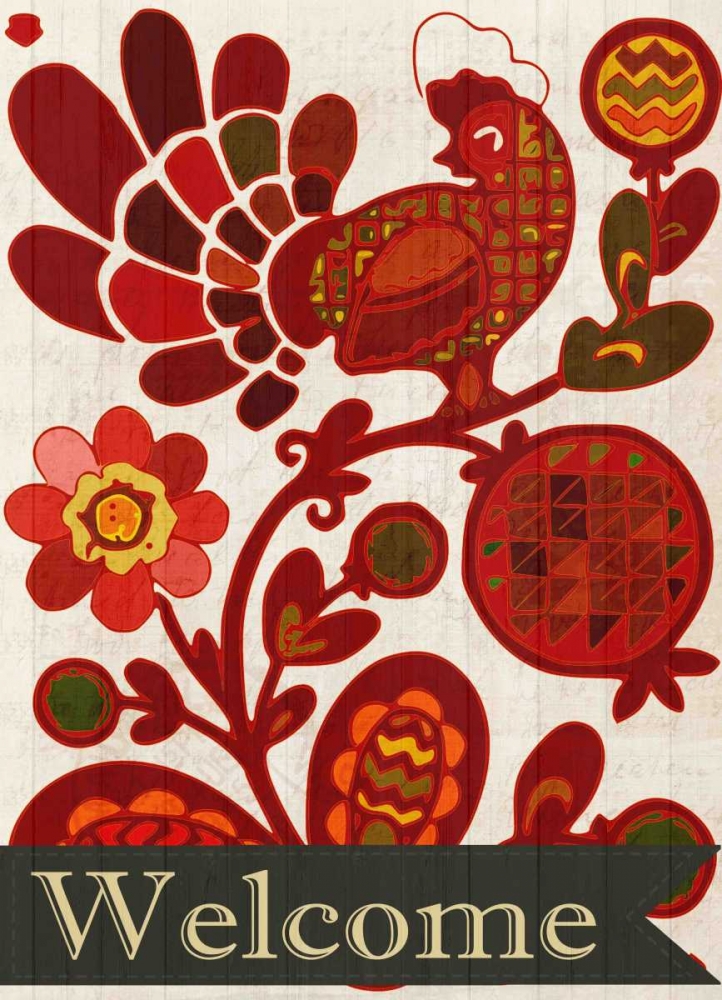 Wall Art Painting id:106610, Name: Chicken Day Welcome, Artist: Allen, Kimberly