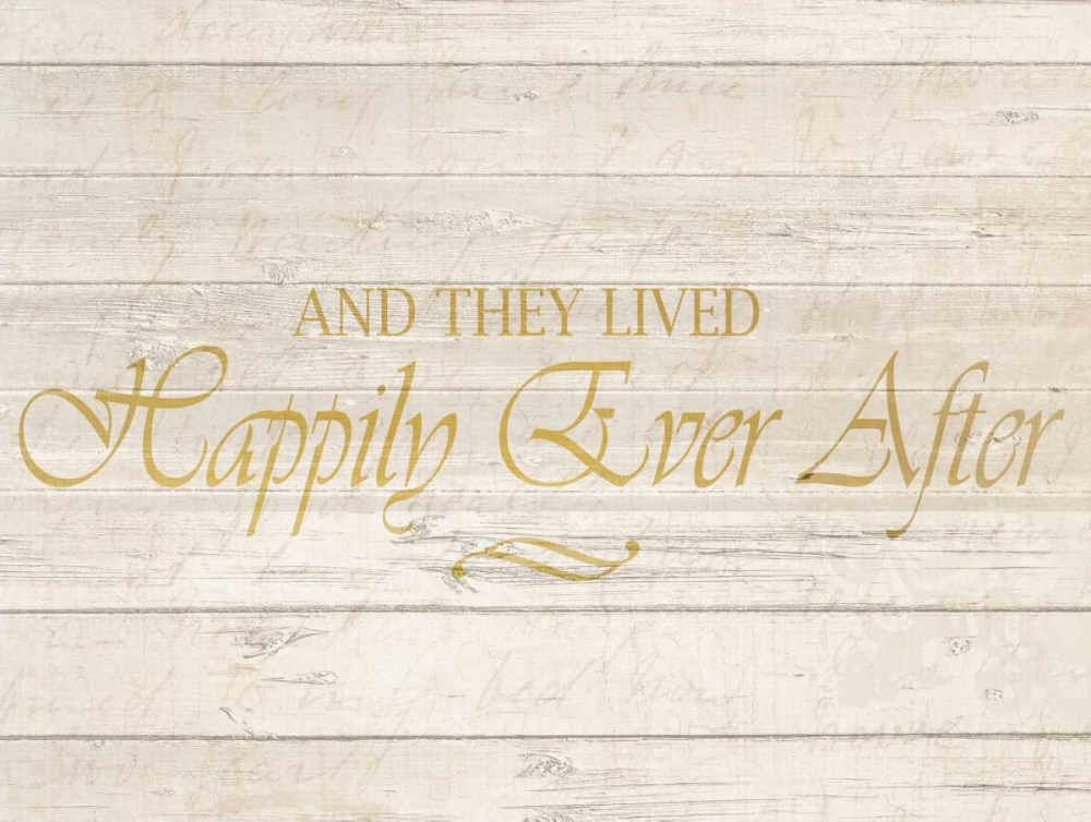 Wall Art Painting id:125795, Name: Happily Ever After, Artist: Allen, Kimberly