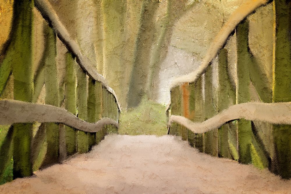 Wall art: Across the Bridge, by Allen, Kimberly