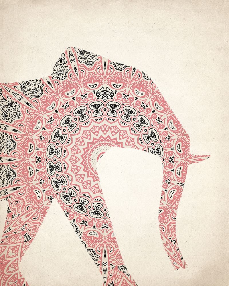 Art Print: Mandala Elephant 1