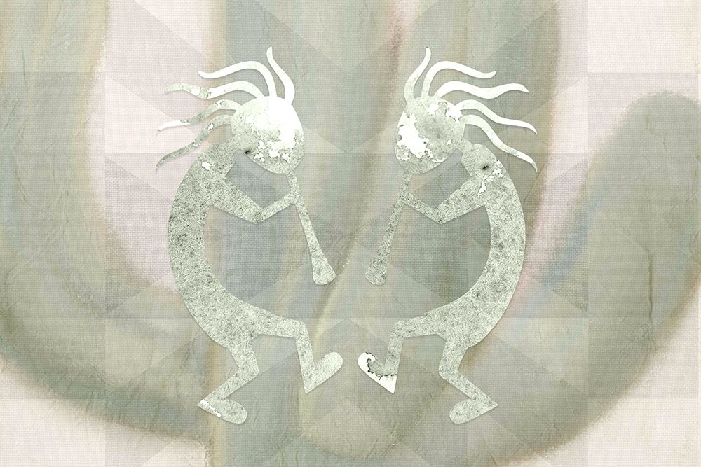Wall art: Kokopelli Cactus, by Allen, Kimberly