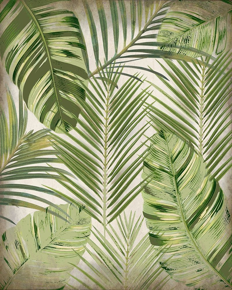 Wall Art Painting id:200063, Name: Tropic Palms 1, Artist: Kimberly, Allen