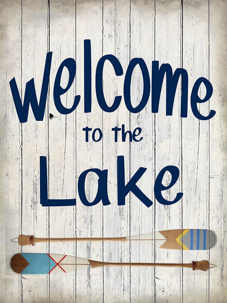 Art Print: Welcome to the Lake