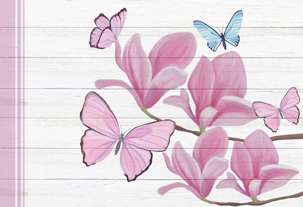 Wall Art Painting id:330815, Name: Butterfly Love 4, Artist: Kimberly, Allen