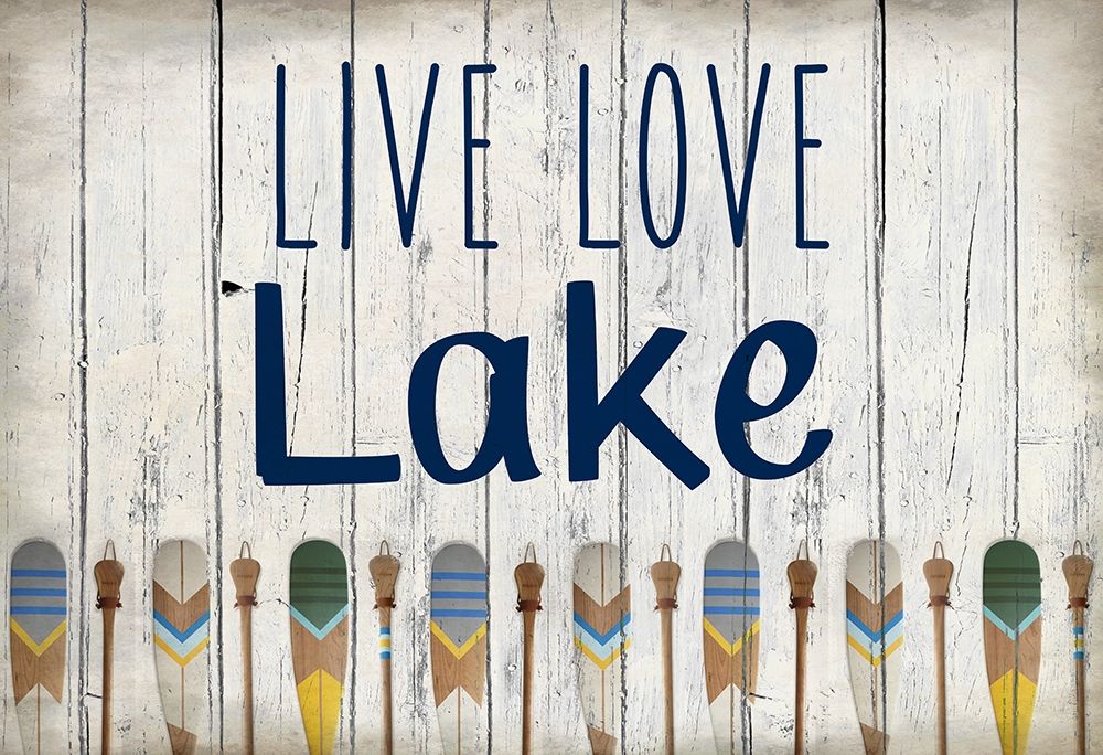 Art Print: Live Love Lake