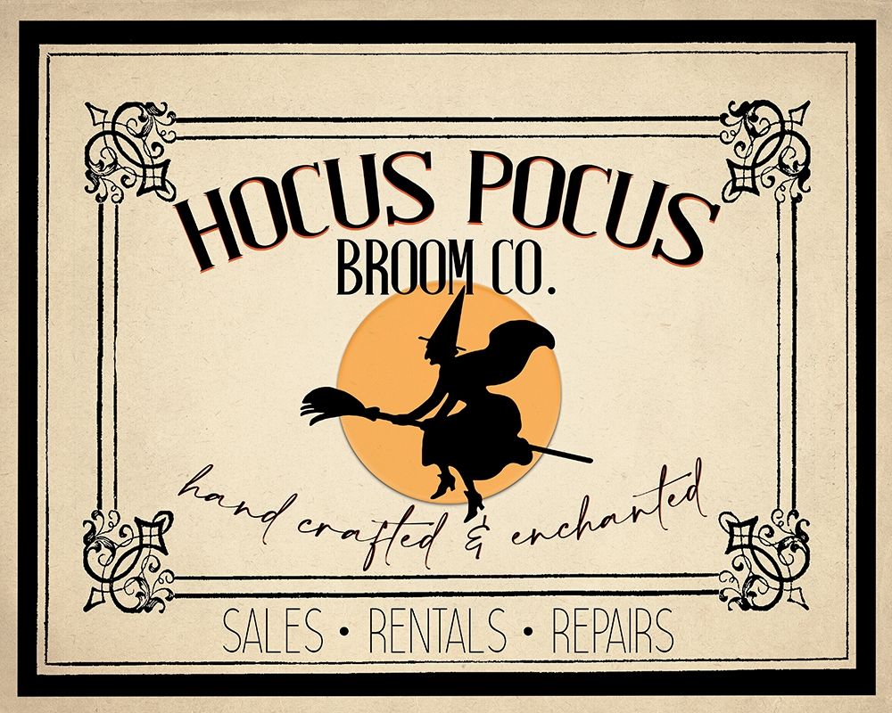 Wall art: Hocus Pocus Broom CO, by Allen, Kimberly