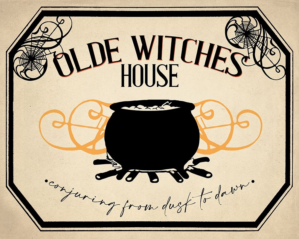 Wall Art Painting id:365734, Name: Olde Witches House, Artist: Allen, Kimberly