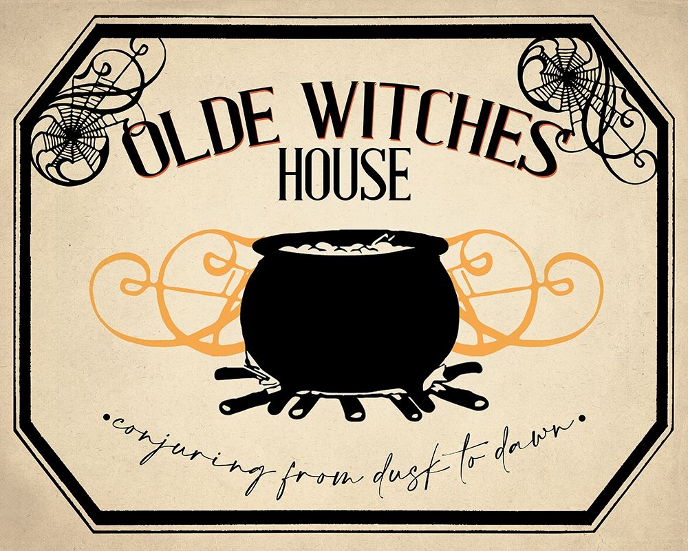 Wall art: Olde Witches House, by Allen, Kimberly