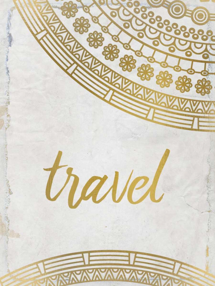 Wall Art Painting id:161674, Name: Wander Henna Gold 3, Artist: Allen, Kimberly