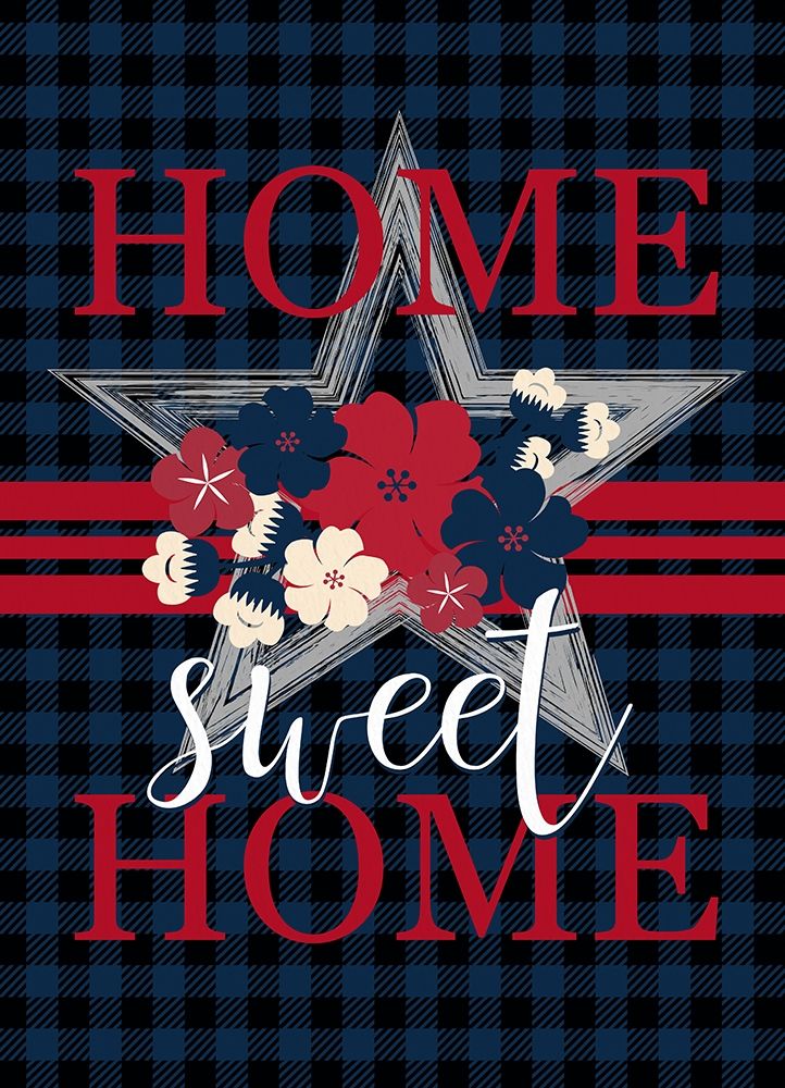 Wall Art Painting id:422430, Name: Home Sweet Home Star, Artist: Allen, Kimberly
