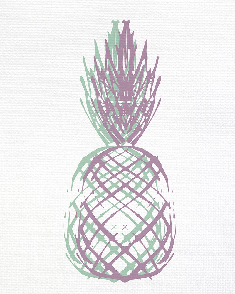 Wall Art Painting id:533476, Name: Pineapple Layers 1, Artist: Allen, Kimberly
