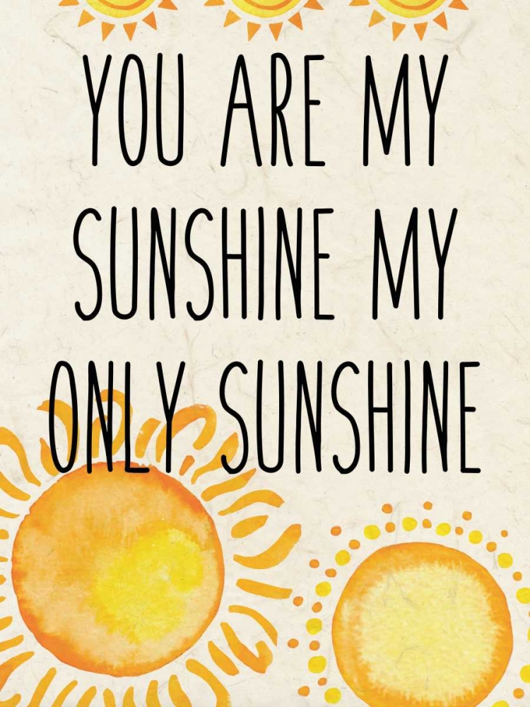 Wall Art Painting id:161755, Name: Sunshine A, Artist: Allen, Kimberly