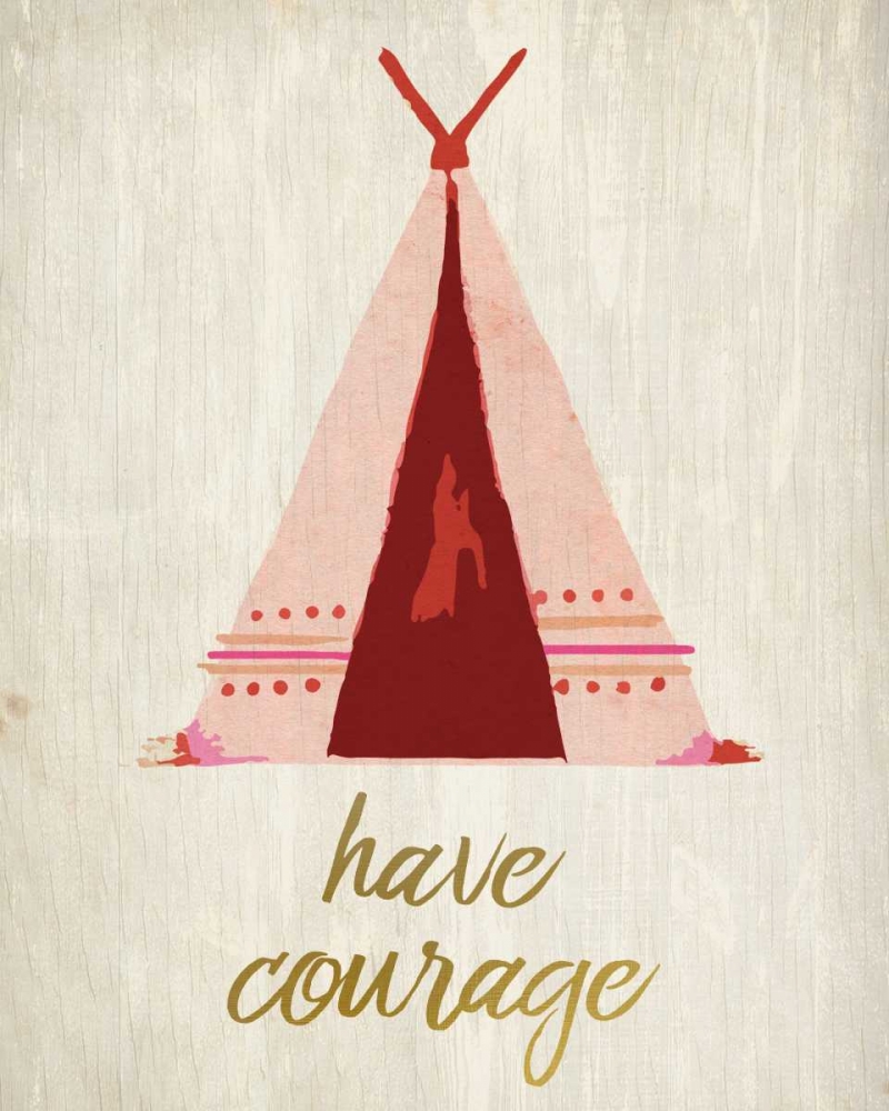 Wall art: Have Courage 1, by Allen, Kimberly