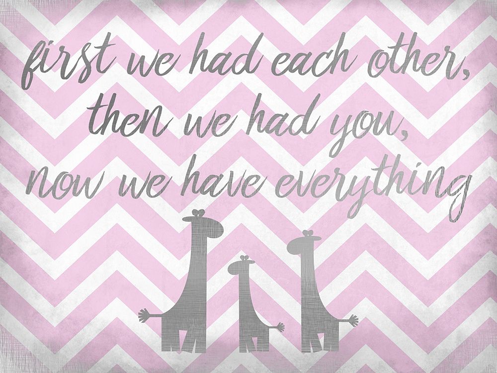 Wall Art Painting id:200186, Name: Everything Girl Giraffe Silver, Artist: Allen, Kimberly