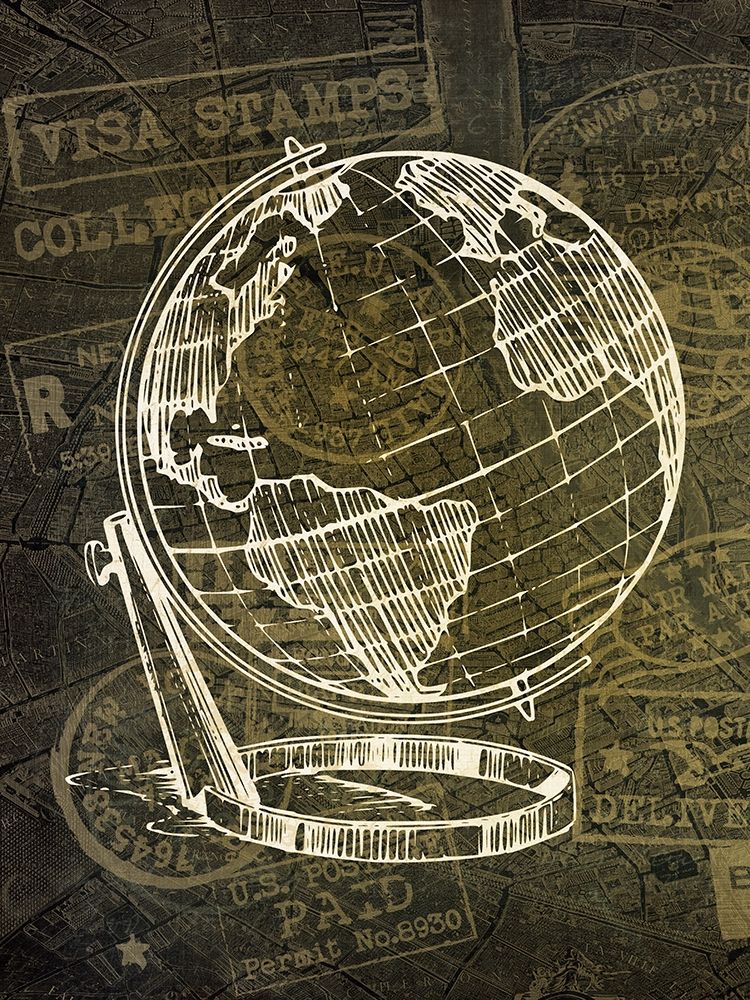 Wall Art Painting id:200207, Name: Wanderlust 4, Artist: Allen, Kimberly