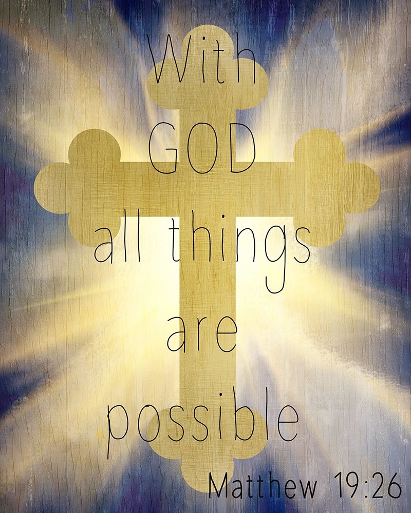 Art Print: With God