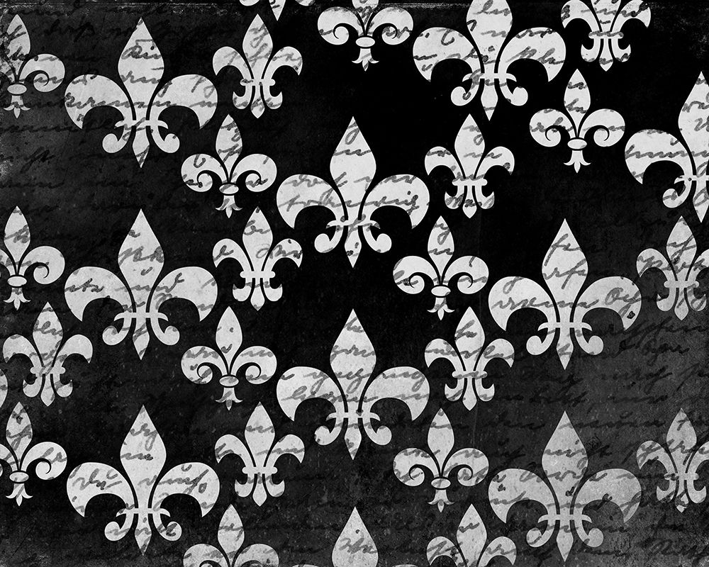 Wall Art Painting id:223143, Name: Black and White Fleur, Artist: Allen, Kimberly