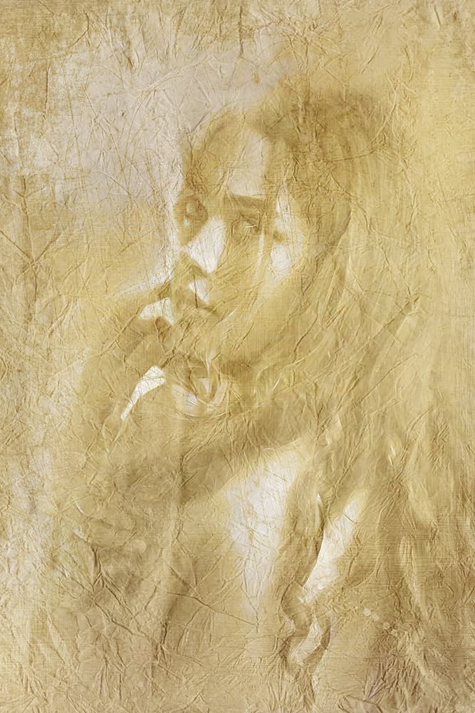 Art Print: Shaded Gold