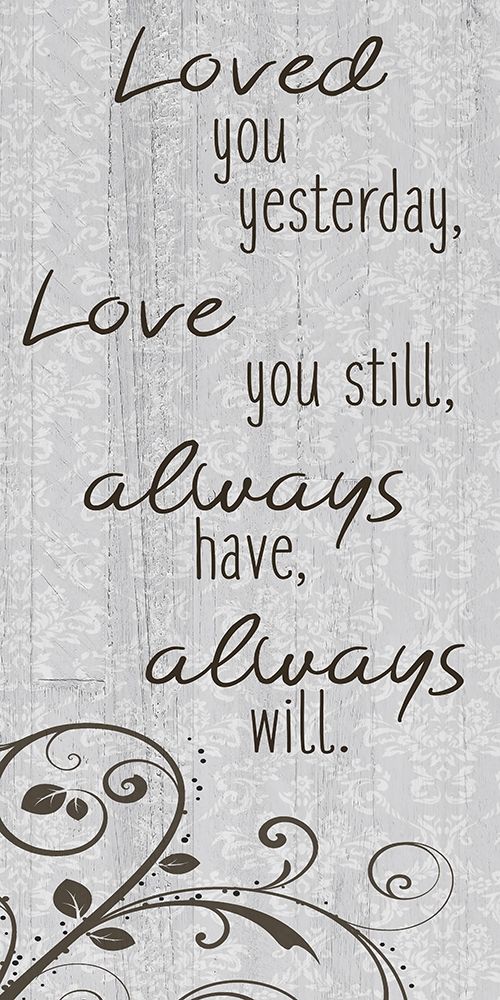 Wall Art Painting id:200342, Name: Loved you Yesterday, Artist: Allen, Kimberly