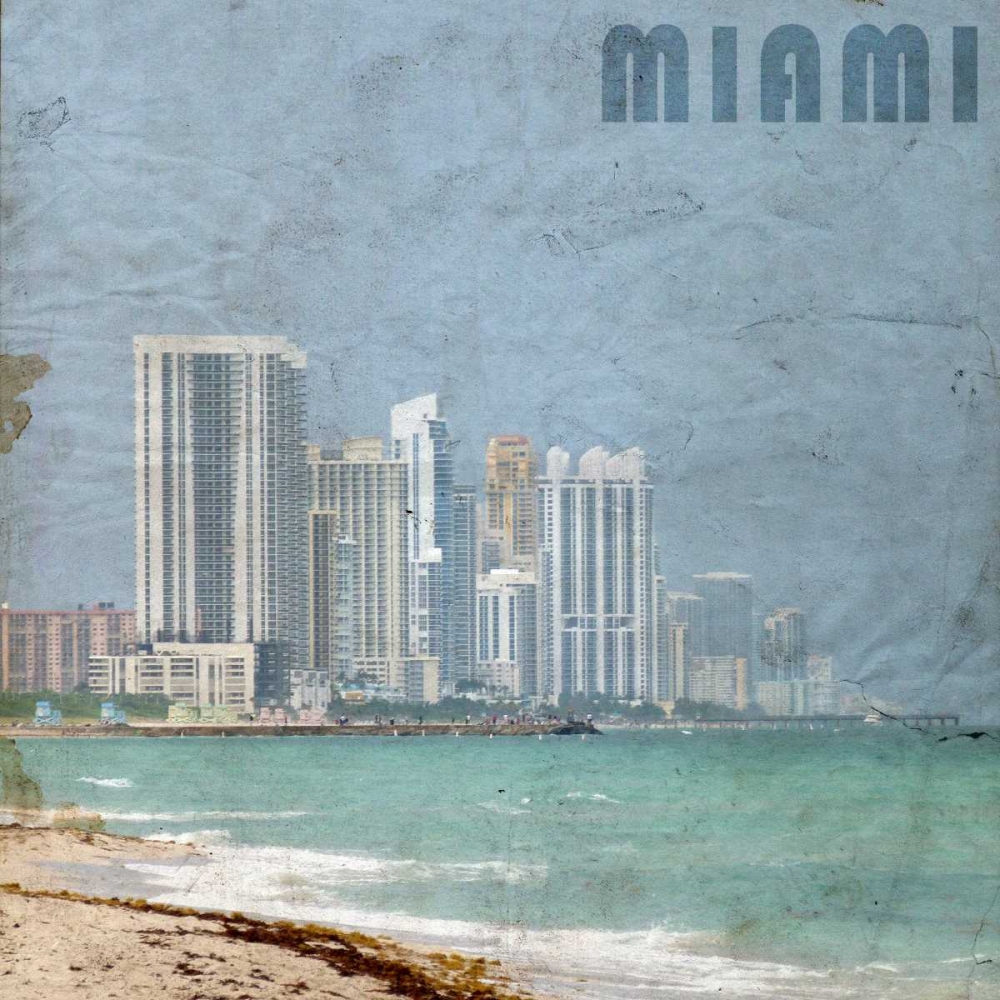 Wall Art Painting id:125873, Name: Miami Beach, Artist: Allen, Kimberly