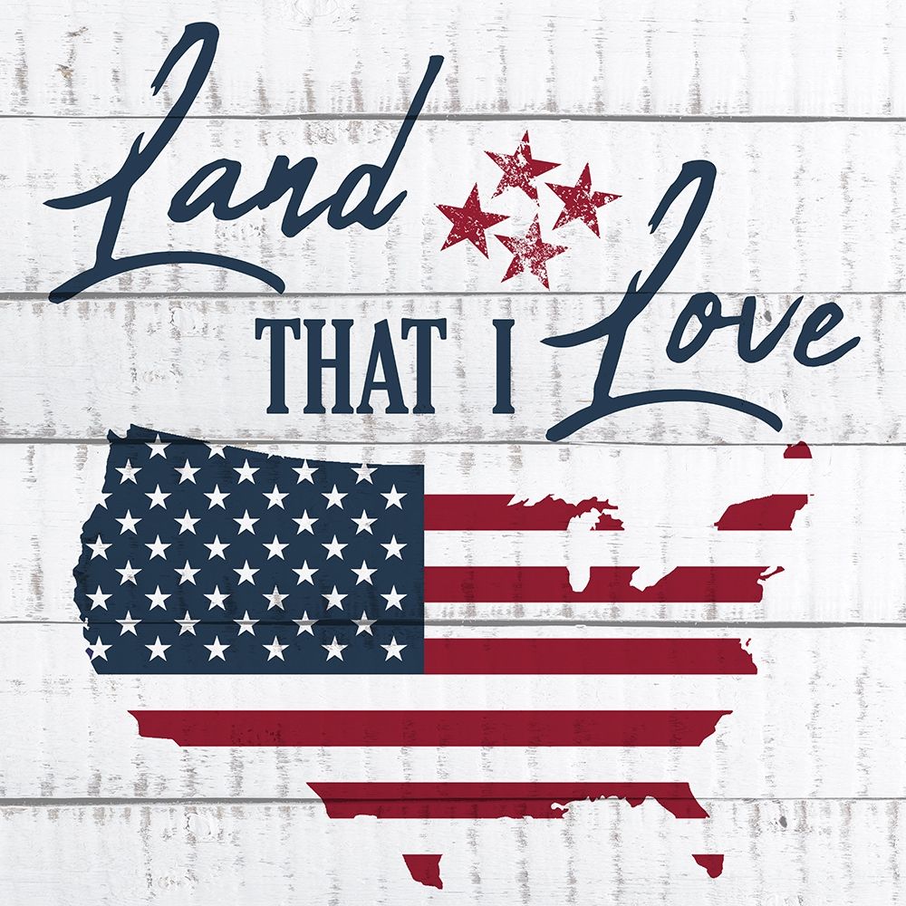 Wall Art Painting id:422468, Name: Land that I Love, Artist: Allen, Kimberly