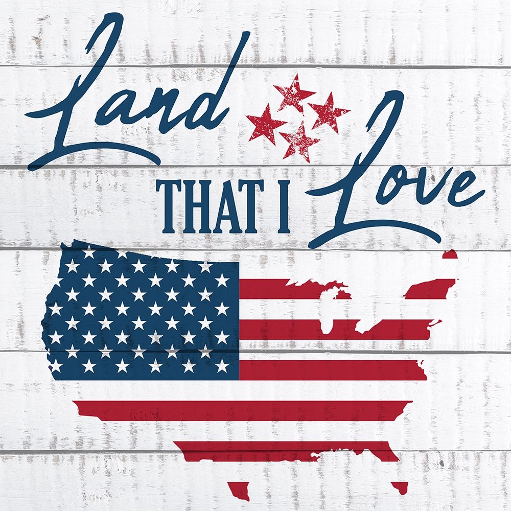 Wall art: Land that I Love, by Allen, Kimberly