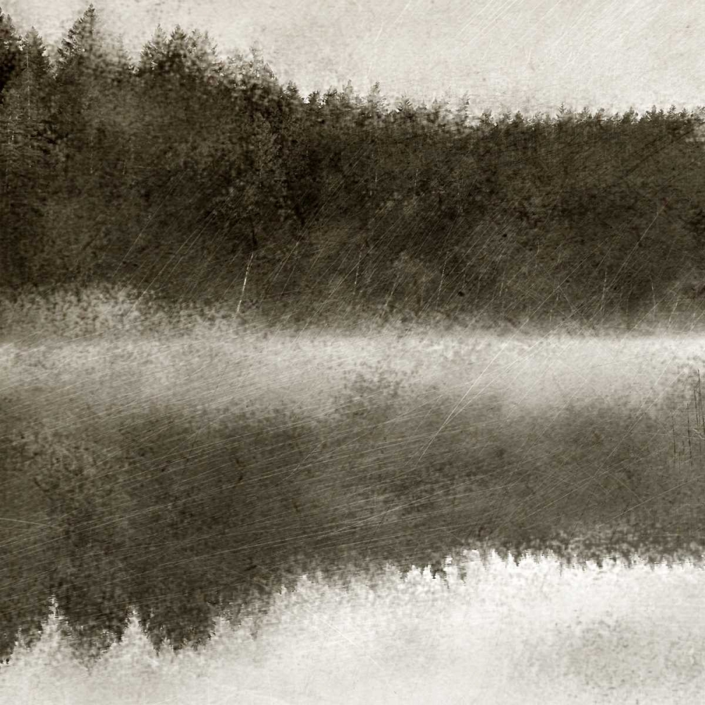 Art Print: Misty Morning on the Lake 1