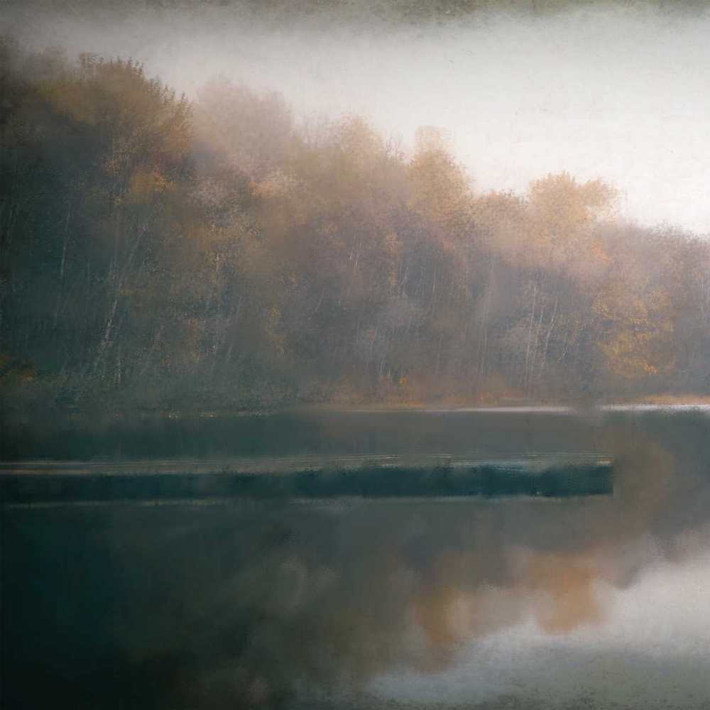 Art Print: Cloudy Lake 1