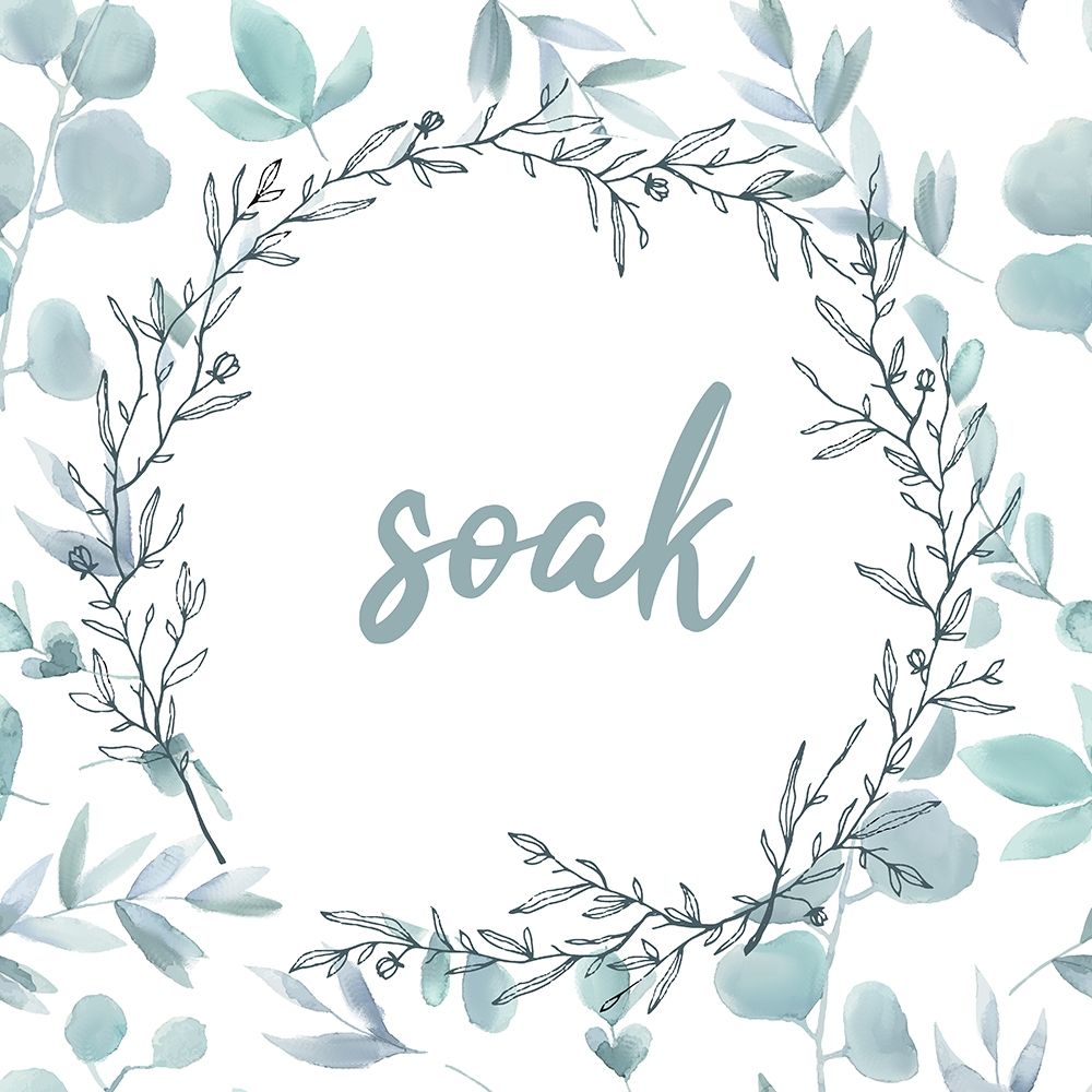 Art Print: Blue Bath 2