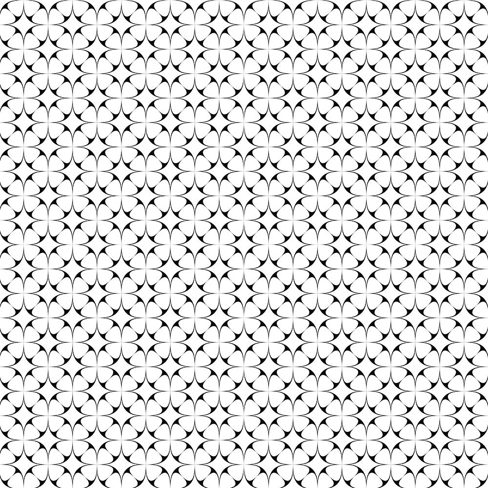 Wall Art Painting id:256757, Name: Black and White Pattern 1, Artist: Allen, Kimberly