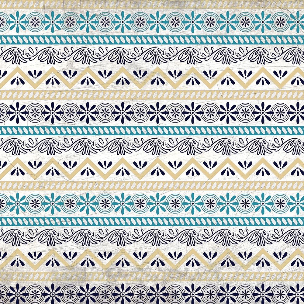 Art Print: Blue Tiled 2