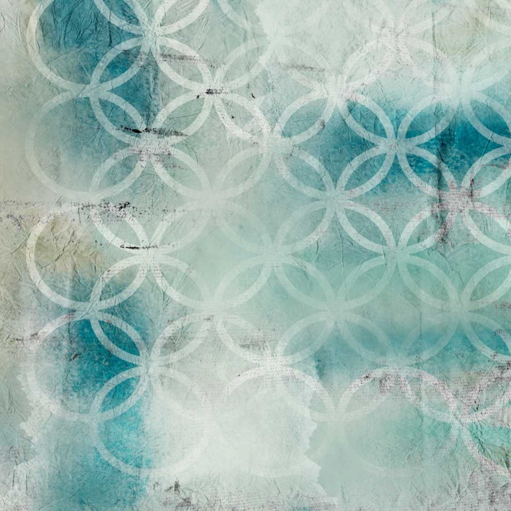 Wall Art Painting id:121729, Name: Teal Geo 1, Artist: Allen, Kimberly