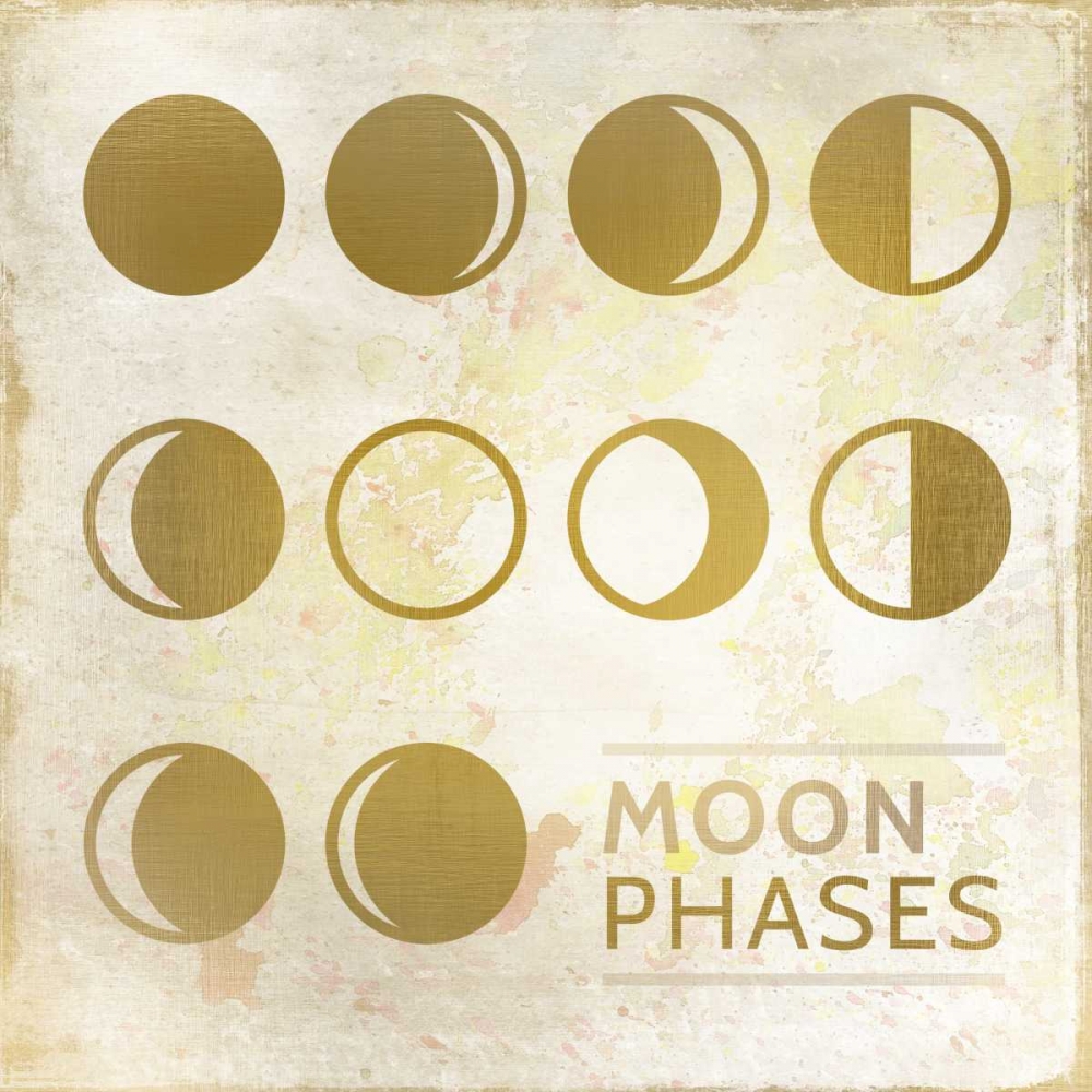 Wall art: Gold Luna, by Allen, Kimberly