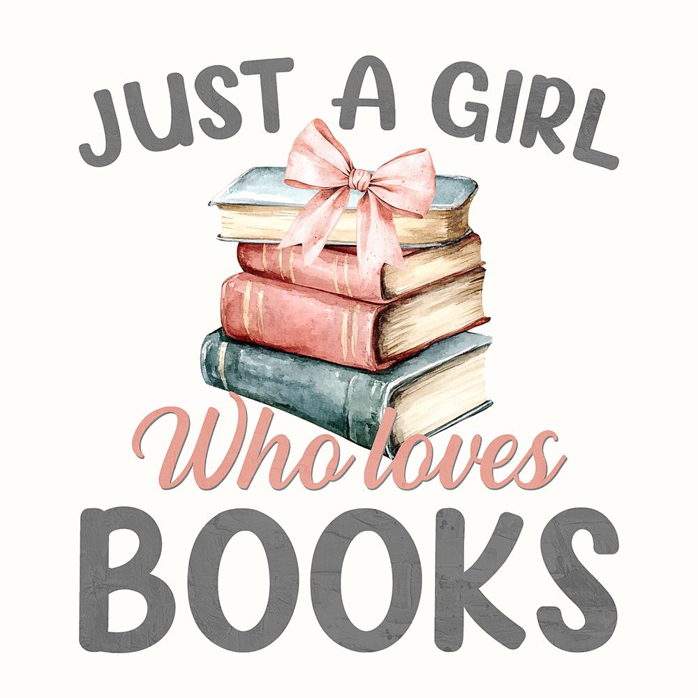 Wall Art Painting id:772329, Name: Just Books 1, Artist: Allen, Kimberly